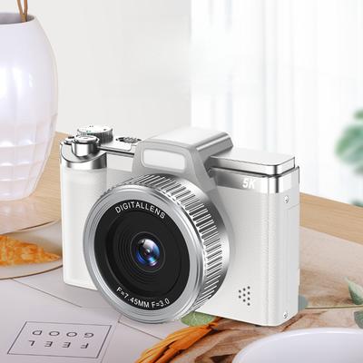 64MP High-Resolution CCD Digital Camera | 4K Dual Lens, Selfie, Retro Style, Portable for Students & Travel