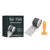 Jue Fish Roll Self-Adhesive Floor Drain Stickers Cutable Shower Drain Hair Catcher Disposable Mesh Sink Strainer Filter Screen Sticker