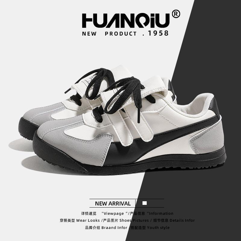 Global Original Spring Versatile German Training Shoes Women's XHQ-G330 New Board Shoes Trendy Velcro Casual Shoes