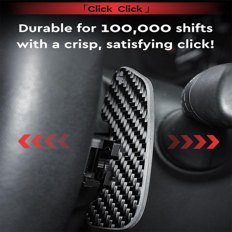 Carbon Fiber Magnetic Paddles Shifter For Mustang GT/Shelby 2015 - 2023 Aluminum Alloy Steering Wheel Paddle Shifter Extension