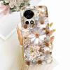 Neu Für Huawei nova 12 5G BLK-AL00 Hülle Luxus Blume Schmetterling Silikon Rückseite Für Huawei Nova12 5G Handyhüllen Bumper