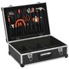 VidaXL Valise à outils 46 x 33 x 16 cm Noir Aluminium