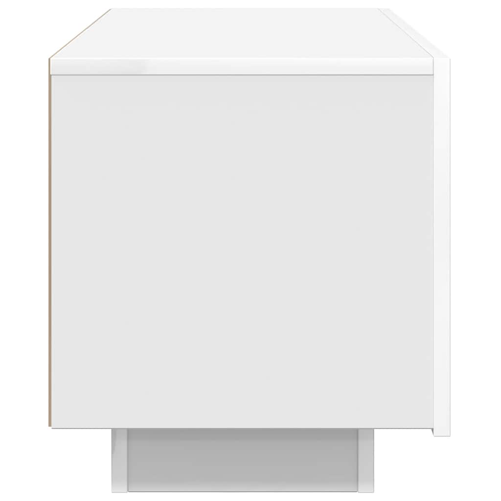 Vidaxl Szafka Pod Tv, Biała, 100X35X40 Cm, Materiał Drewnopochodny