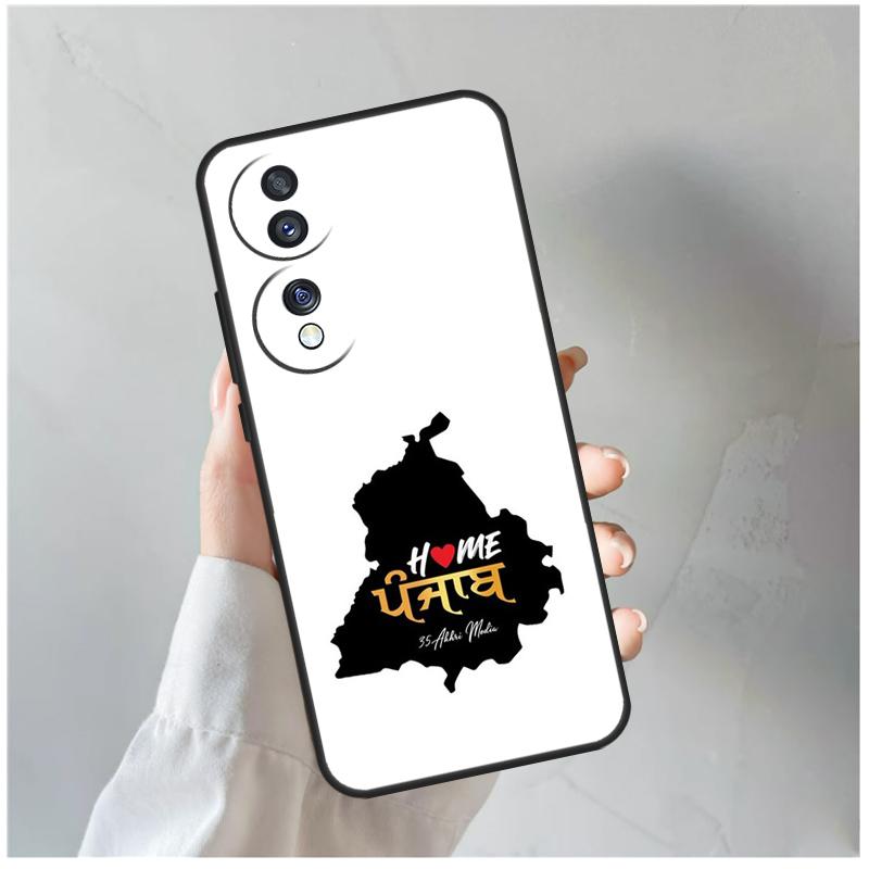 Punjab Map Outline For Honor Magic 8 5 6 7 Pro Case For Honor 200 400 70 90 Lite X8c X8b X9a X9b X9c X9d Win RT