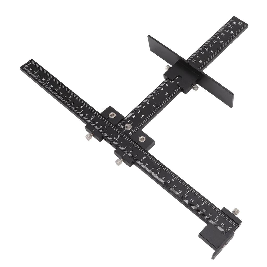 Cabinet Hardware Jig Aluminum Alloy Cabinet Handle Template Punch Locator Drill Template Guide for