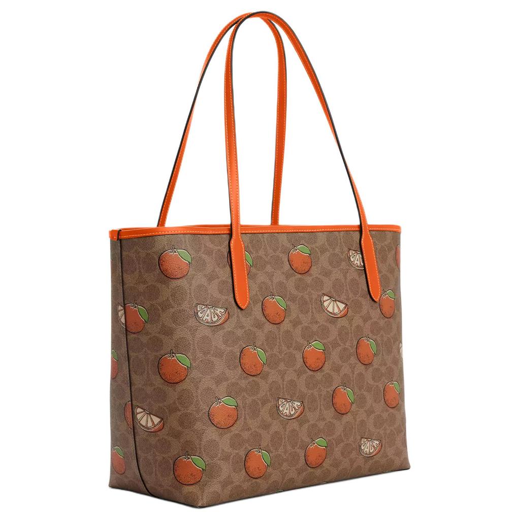 Coach City Tote In Signature Canvas CAL74-IMTAM