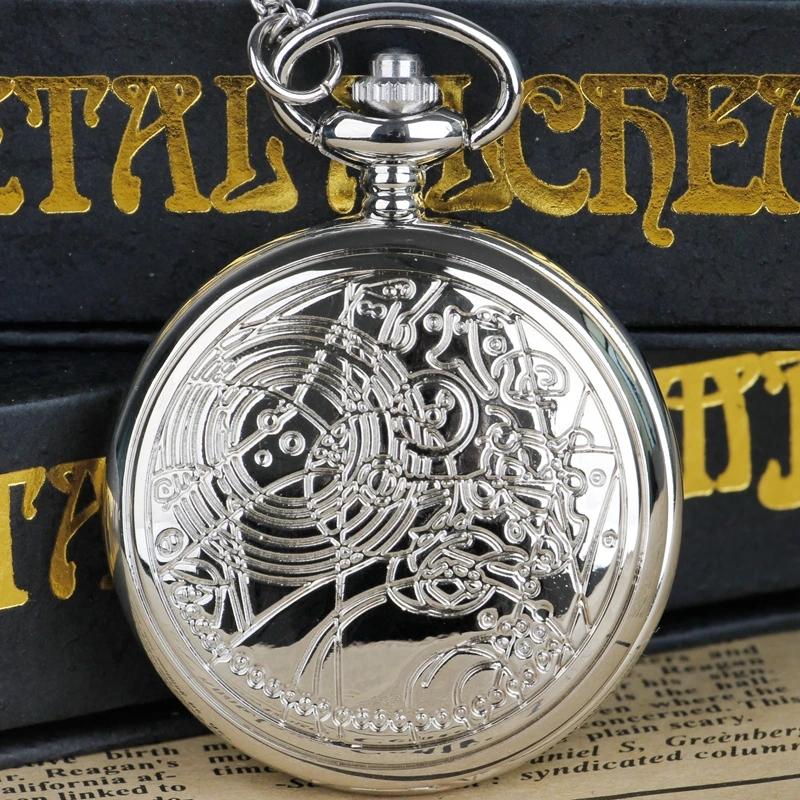 reloj de bolsillo Hombre Bronze Black/Bronze/Silver Exquisite Versatile Quartz Pocket Watch Clock Men Women Gift Steampunk