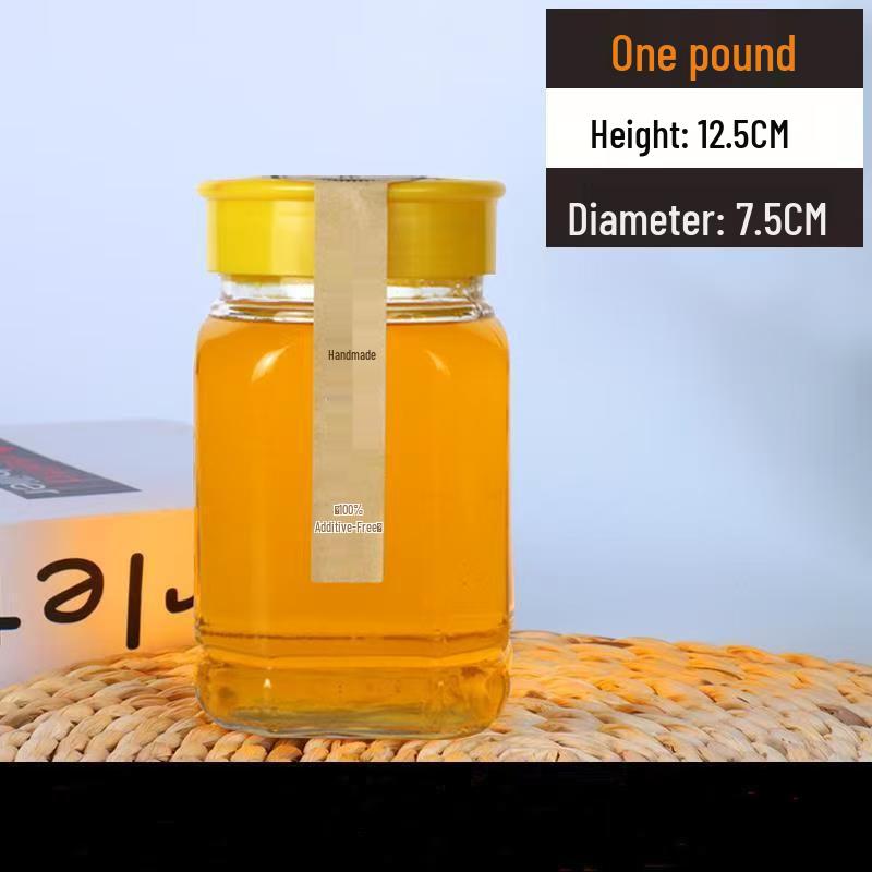 

Жаростойкая стеклянная бутылка для меда и соуса с крышкой, герметичная банка для чили, джема и дозирования продуктов