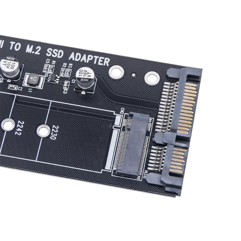 M.2 SATA NGFF to SATA3.0 Hard Drive Adapters Board M.2 to SATA Adapters M.2 NGFF to SATA3.0 SSD Adapters B Key NGFF SSD