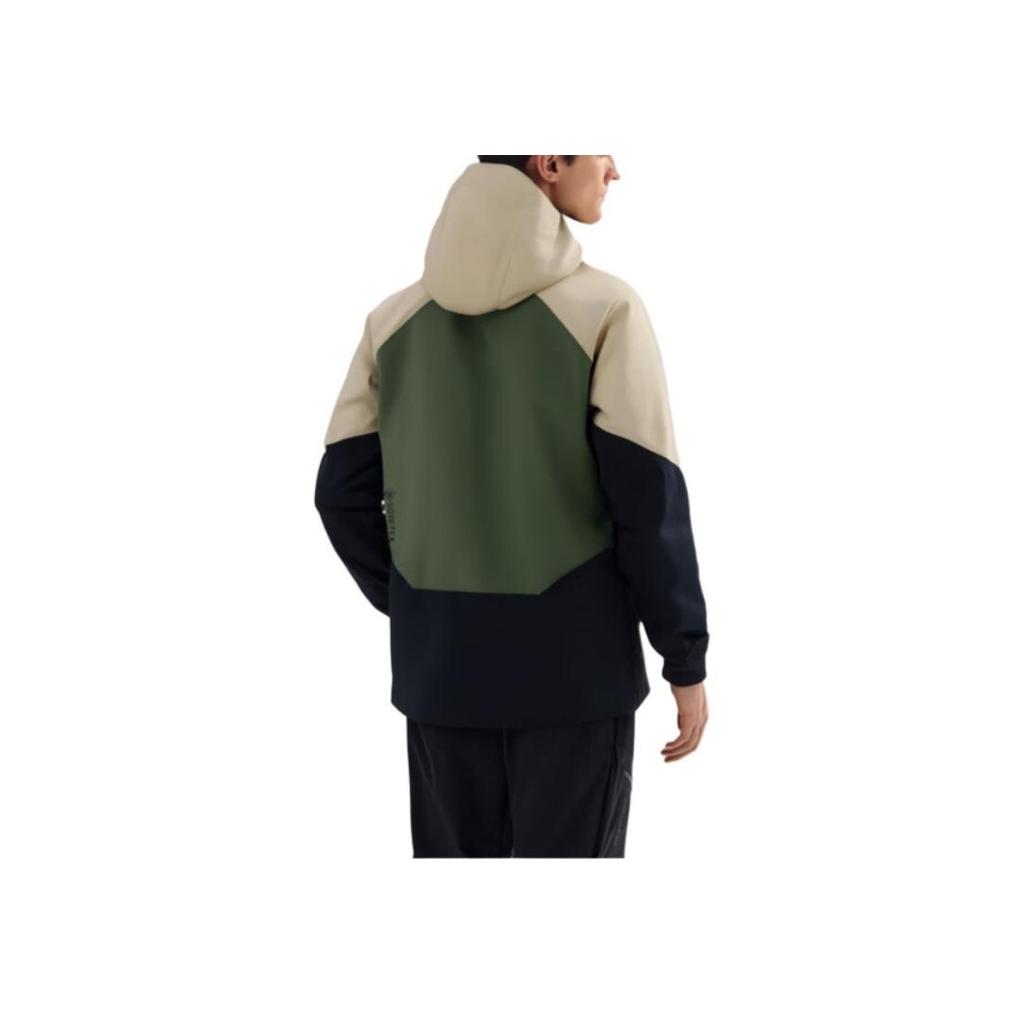 SALOMON Moon Patrol Snow Series Gore-Tex Jacke 3L Wasserdicht Bequem Kapuze Langarm Winter Skijacke Herren Jacken Pepper-White C23123