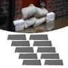 10pcs Flood Sandbags Professional Empty Rain Proof Drawstring Flood Control Sandbags for House Door Garage Basement