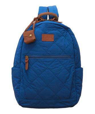 Tora Damen gesteppter Nylon-Rucksack, Blau, Mittel