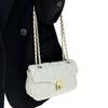 Elegant Mini Square Chain Bag With Quilted Design Womens Shoulder Crossbody PU Leather Small Handbag Daily Wear