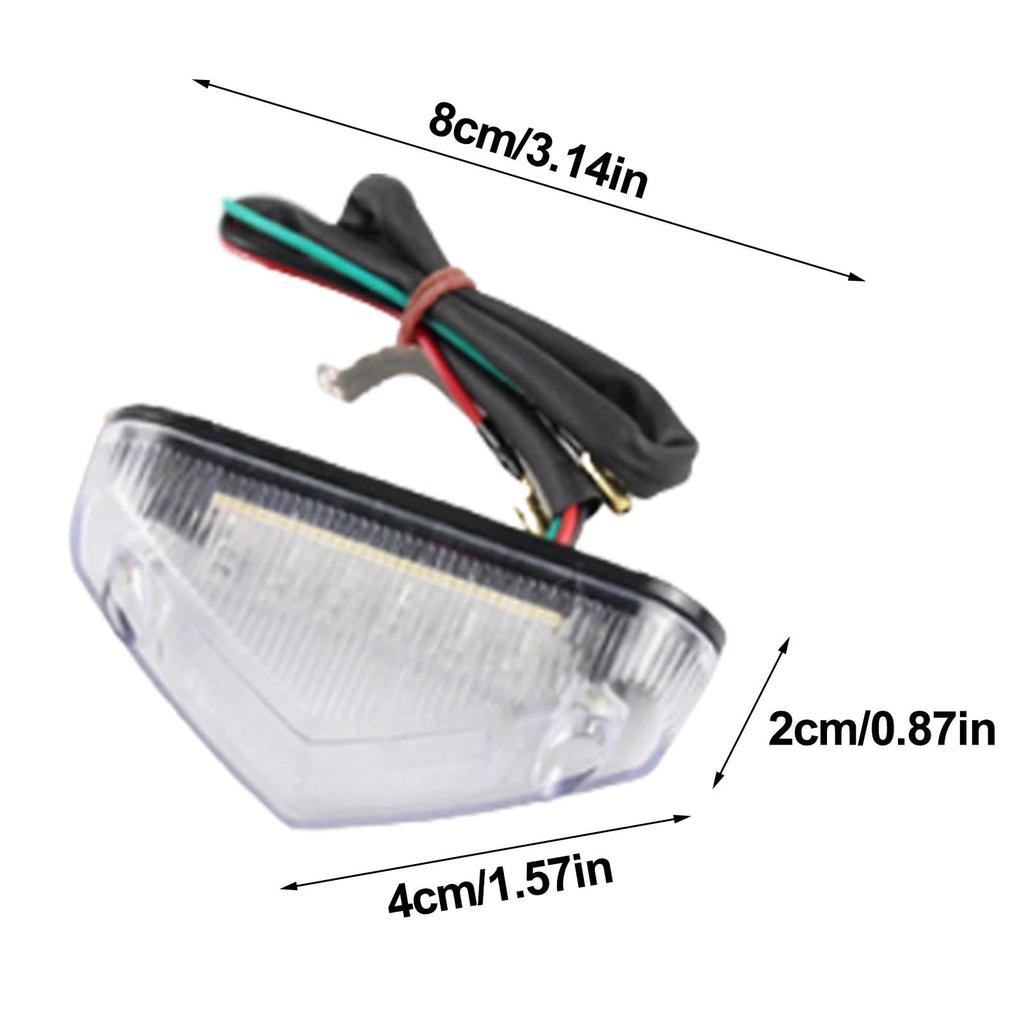 LED Tail Brake Light, LED Motorcycle Rear Tail Light, Stop Running Tail Light, Brake