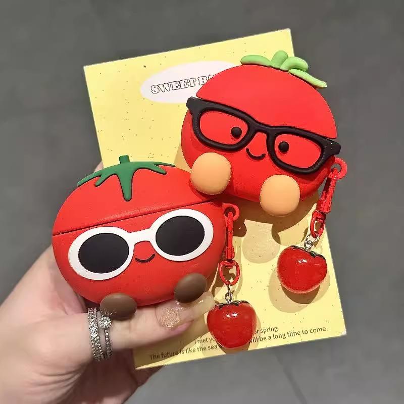 Sunglasses tomato suitable for airpodspro1 silicone protective cover new 1st generation earphone cover 1/1st generation soft 1 cute