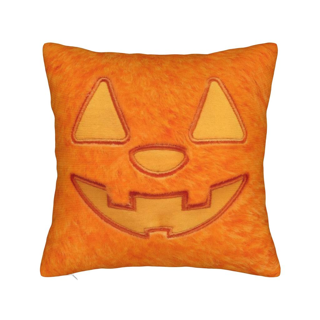 Halloween Square Pillow Cases Pumpkin Black Cats Cushion Cover Customized Decorative Throw Pillow Case Cover for Home 45x45cm