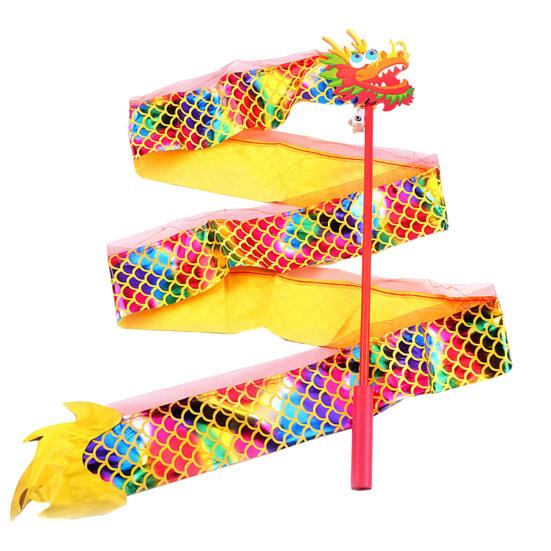 

Yousheng Luminous Dragon Ribbon Dance Lantern Chinese New Year Party Decoration with Adjustable Flashing Lights Gift for Kids 1M