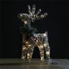 Elegant Iron Reindeer Figurine Christmas Tree Decoration Modern Simple Design For Holiday Displays