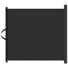 Porte rétractable pour animaux de compagnie noir 82,5x125 cm