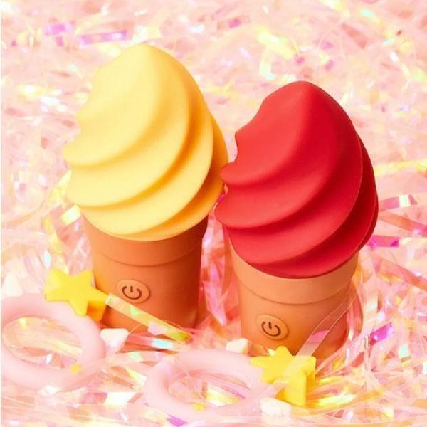 Jouet sexuel - Love to Love Cand'Ice Vanilla Pop - Étanche - 10 modes de vibrations - Silicone