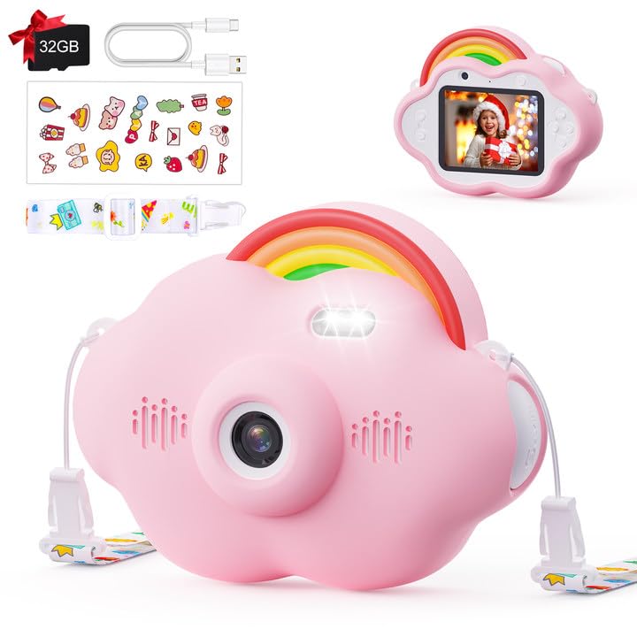 

Selvim Игрушка 40МП 1080P HD Видео IPS Большой 8x 1000мАч USB Двойная Селфи Непрерывная Таймер Аудио Видео Образовательный День рождения 32ГБ Картридер Японский