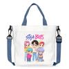 Anime Cartoon Print Student Go Out Portable Handbag Large Capacity Casual Canvas Bag