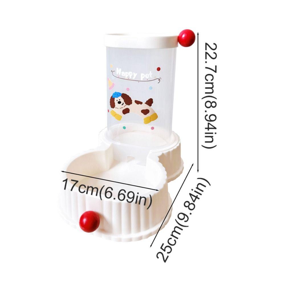 Plastic Automatic Dog Feeder Cartoon Pet Water Fountain 2 in 1 Cat Drinking Bowl Pet Shop
