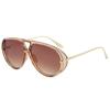 ins wind sunglasses, hip hop sunglasses, large frame pilot-style concave sunglasses, retro street shot-Z