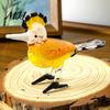 Crystal Glass Bird Collectibles Hand Blown Figurines, Colorful Mini Statues, Art Unique Crafts for Shelves Animal Ornaments Tea Table Bookshelf
