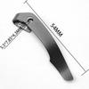 New Titanium Alloy Back Clip for Cld Steel 29TLCC Knife DIY Accessories Custom Folding Pocket Knife Back Waist Clip Tool