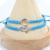 Beach Surfer Wave Bracelet for Women,Ocean Wave Adjustable Waterproof Handmade Braided String Beaded Bracelet Friendship Anklets