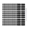 48-144Pairs Sports Eye Black Stickers Under Eye Black Strips Football Face Stickers Breathable Eyeblack Sticker with 1Pcs Pencil