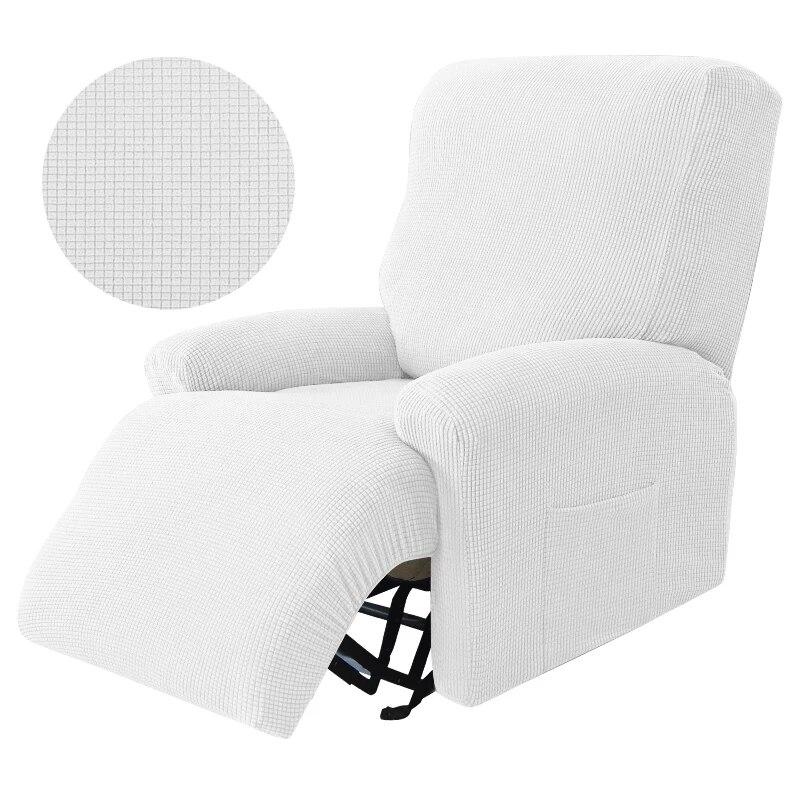 Knitted Recliner Sofa Covers Lazy Boy Elastic Sofa Protector Relax Armchair Cover Lounge Home Pets Anti-Scratch 1/2/3/4 Seater