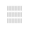Uxcell 30pcs Dowel Pins for Shelf Brackets, 3.5mm Diameter, 30mm Length, 304 Stainless Steel, Cylindrical Dowel Pins, Shelf Support Pins, Furniture