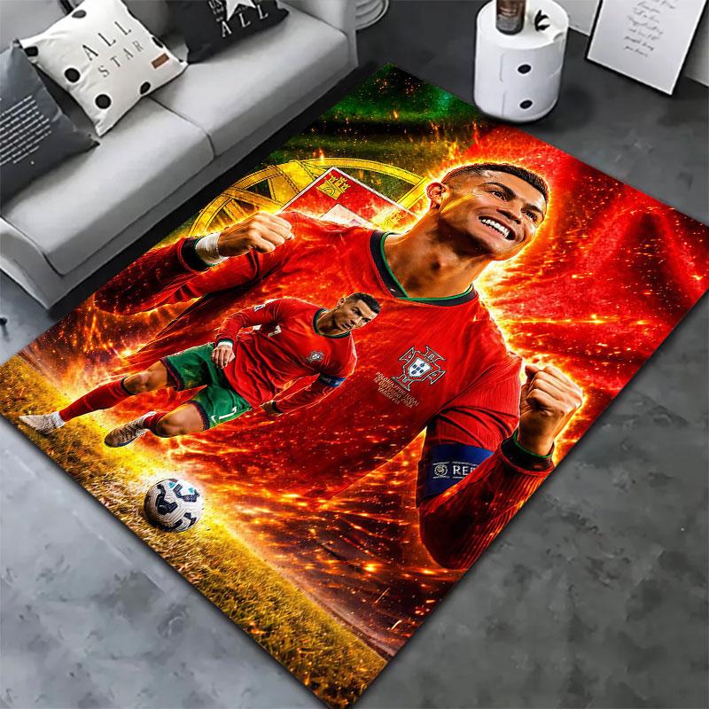 CR7 Cristiano Ronaldo Carpet Rug for Living Room Bedroom Home Sofa Decoration,Kids Play Non-slip Floor Mat