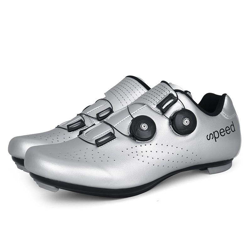 Unisex Cycling Shoes Mountain Road Bike Riding Breathable Hard Sole Nylon Locking Pedal Compatible
