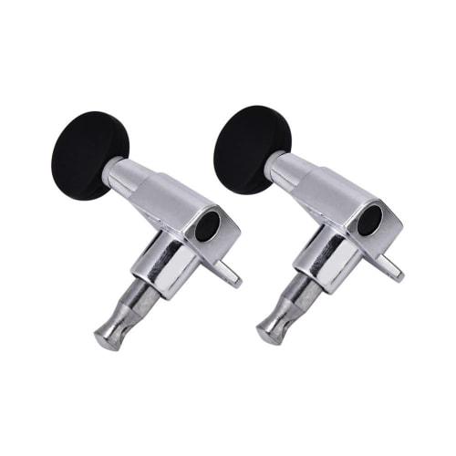 Set of 2 Pairs of Electric Guitar Tuning Pegs for Ukulele and Ukulele Tuners, Convenient to Use, Easy to Install, Machine Heads for a Great Performanc