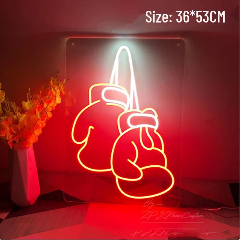 Creative Cross LED Neon Light for E-sports & Bedroom Decoration - Wall Hanging Sign for Bar & Room Atmosphere