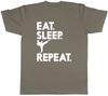 Eat Sleep Karate Repeat Unisexs Unisexs Ladies Unisex TShirt