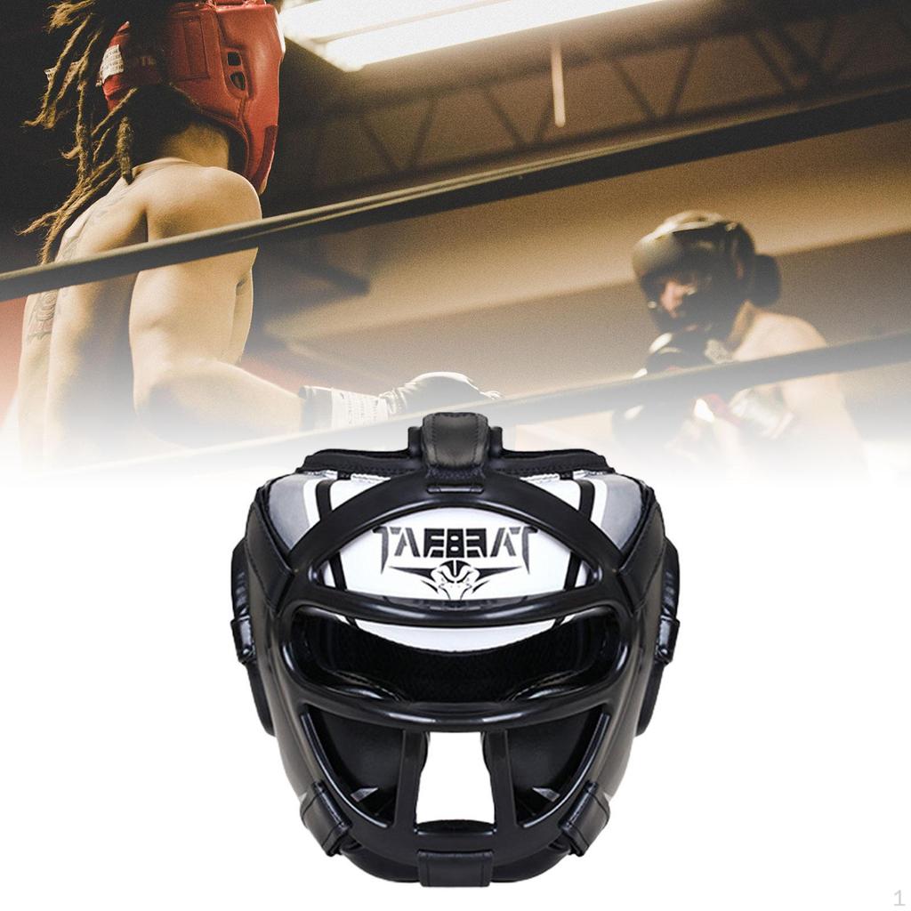 Πυγμαχικό Κάλυμμα Κεφαλής Κάλυψη Προσώπου Αναπνεύσιμο Επαγγελματική Προστασία Μετώπου και Αυτιών Πλήρες