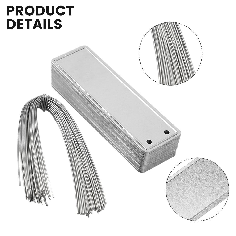 Plant Labels DIY Double-Sided Write Garden Indoor & Outdoor