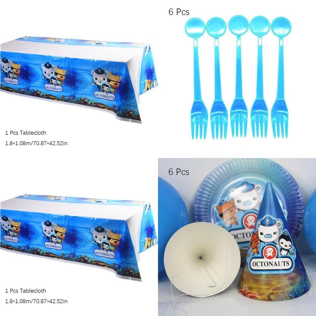Colorful Octonauts Kids Birthday Party Supplies Set For A Joyful Celebration