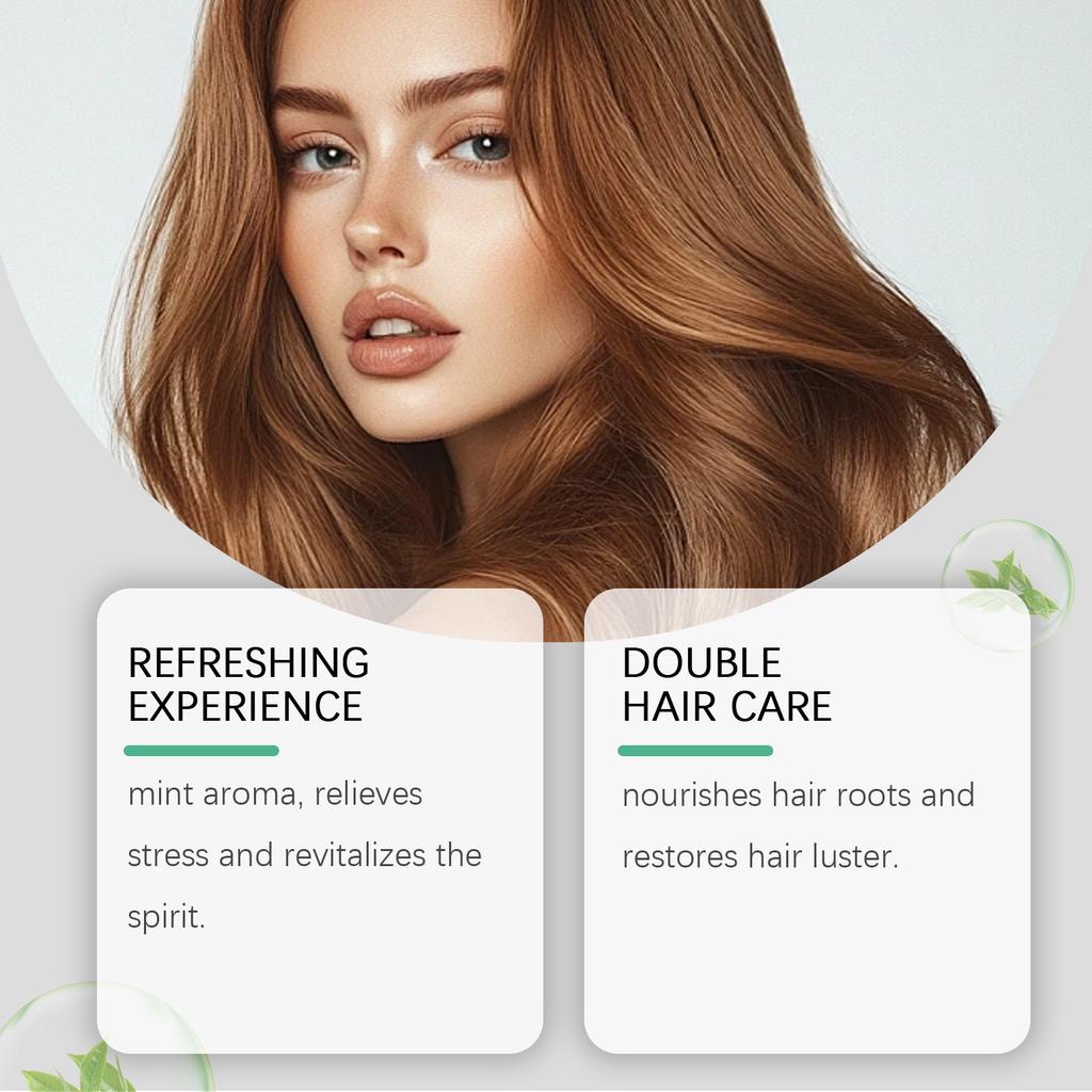Olejek zapachowy miętowy odżywia i pielęgnuje skórę i włosy. Po użyciu olejku zapachowego włosy stają się miękkie i pełne witalności, 59 ml
