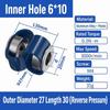 1 buc D23L24 D27L40 Cuplaj Flexibil Tip S Plastic Cuplaj Encoder Motor Forma 8 Cuplaj Elastic Eccentric