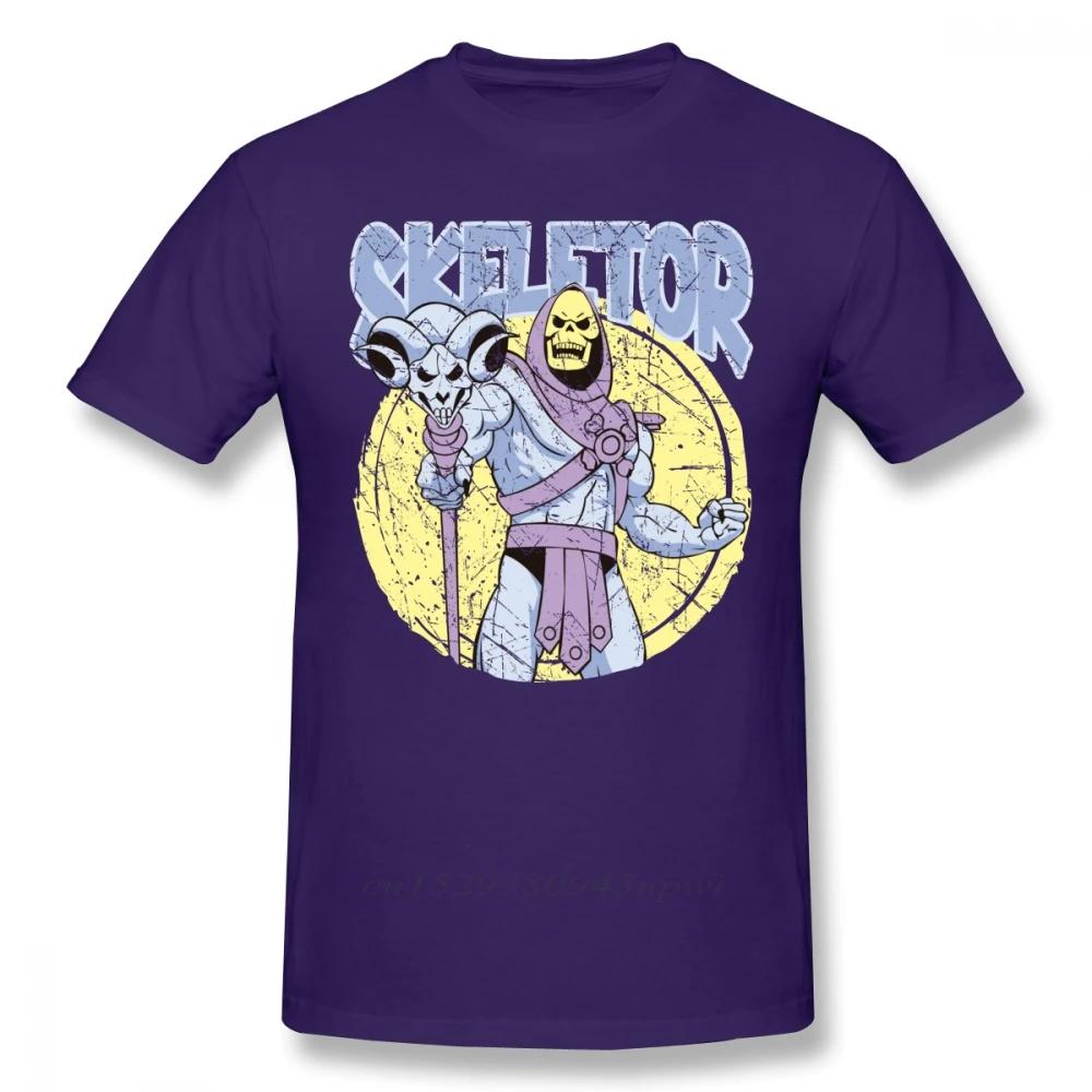 SKELETOR T-shirt SKELETOR T-shirt Korte Mouw Grappig T-shirt Grafisch Mannen Strand Katoenen T-shirt Jongens Punk Designer Streetwear