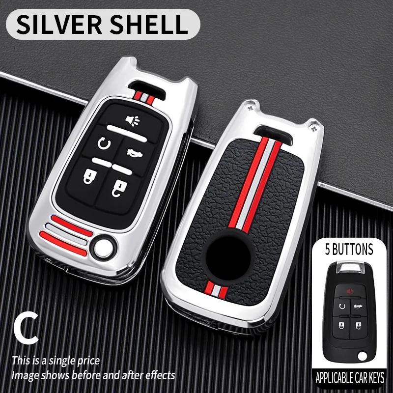 for Buick /Opel Vauxhall Insignia Astra J Mokka Zafira GL8 for Chevrolet Cruze Malibu Aveo Lova for Car Key Cover Fob Case Shell