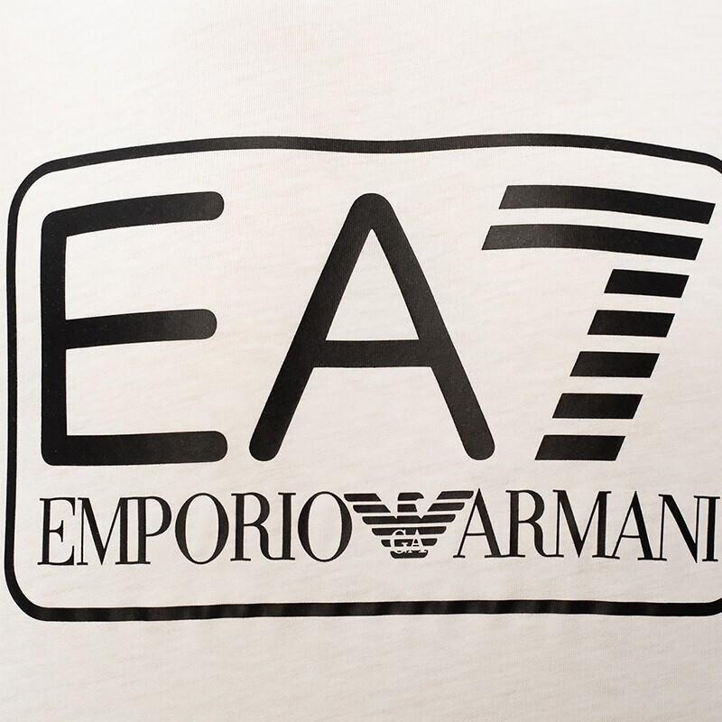 Emporio Armani Round Neck Cotton Short Sleeve T-Shirt Men tops White 8NPT10-TJNQZ-1100