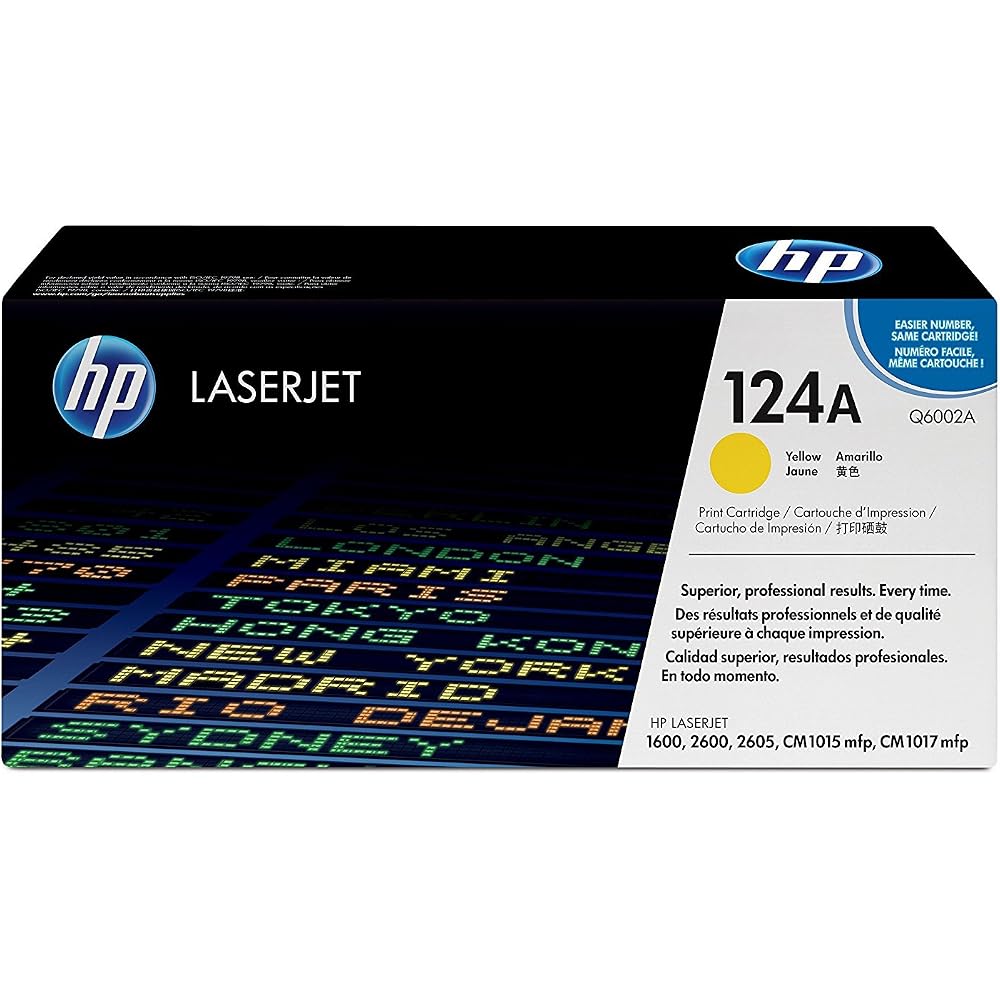 Hewlett-Packard LaserJet Color Toner LJ-124A (CB541A/CB542A/CB543A) 3-Pack