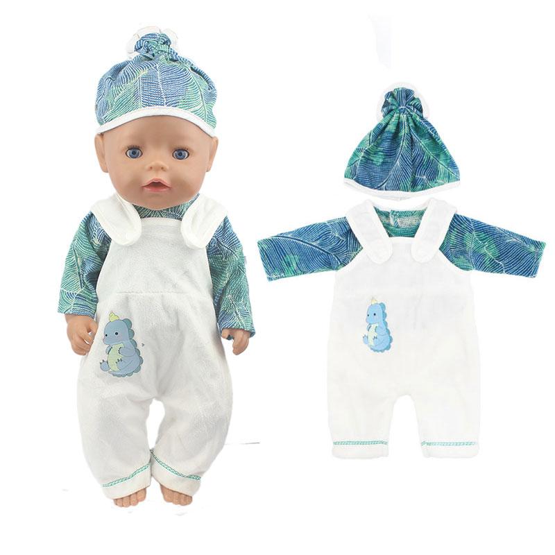 2023 Mono de Moda para Muñeca, Ajuste para Muñeco Bebé de 43 cm, Muñeco Bebé Reborn de 17 Pulgadas, Ropa