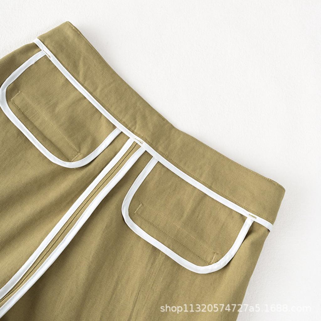 Women's High Waist Wide Leg Shorts Solid Color Casual Summer Bermuda Suit Pants